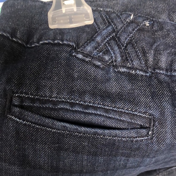 Massimmo premium wide leg denim dark wash jeans - Picture 4 of 11